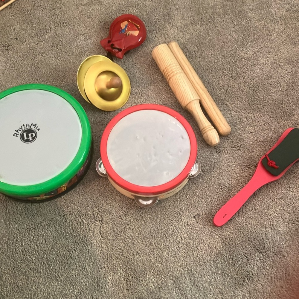 Melissa and Doug Boom Clack Bang Instrument set with clappers